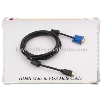 HDMI Stecker auf VGA Stecker HD-15 Kabel